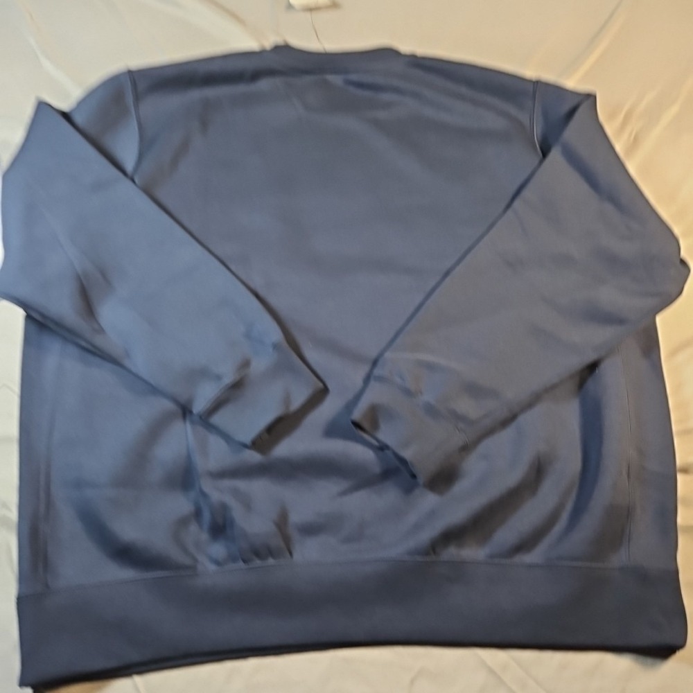 Nike Men's Training Fleece Pullover Crewneck Sweatshirt Navy XXL NWT - Picture 6 of 6